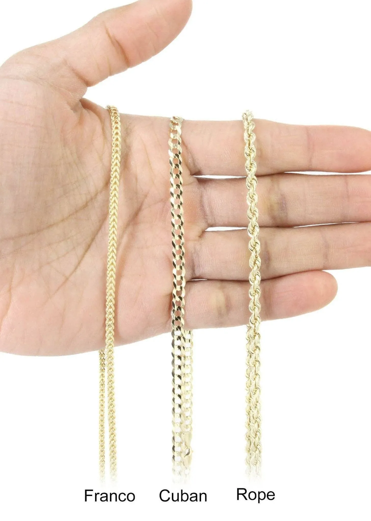 10K/14K Yellow Gold Large Round Picture Pendant Necklace