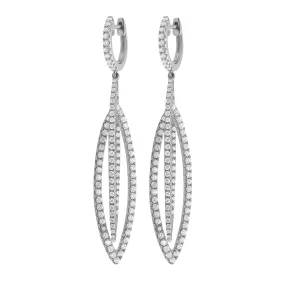 14k GOLD DIAMOND CHANTELLE EARRINGS