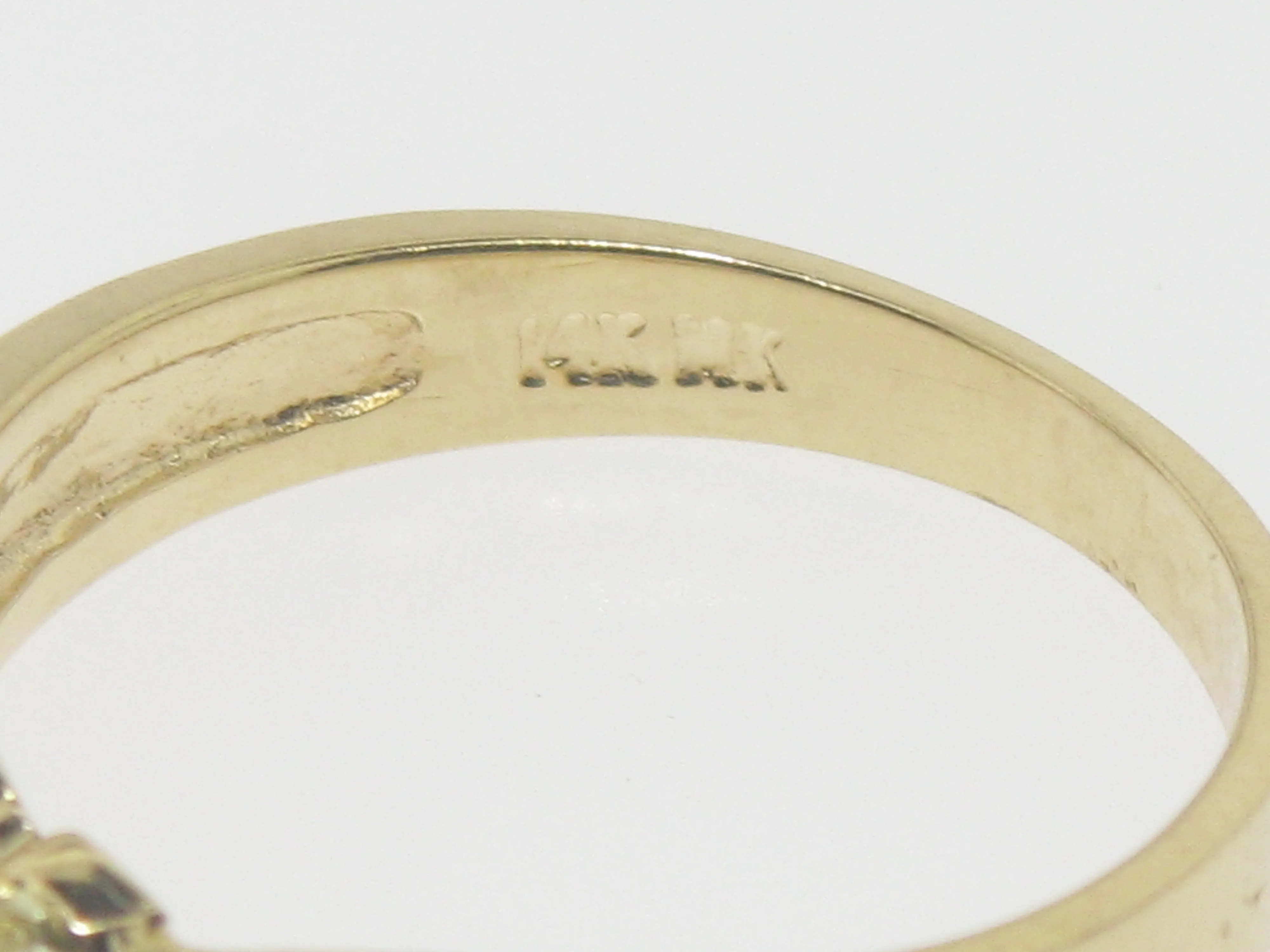 14K Yellow Gold Diamond Engagement Ring Semi-Mounting (Brand New Jewelry)
