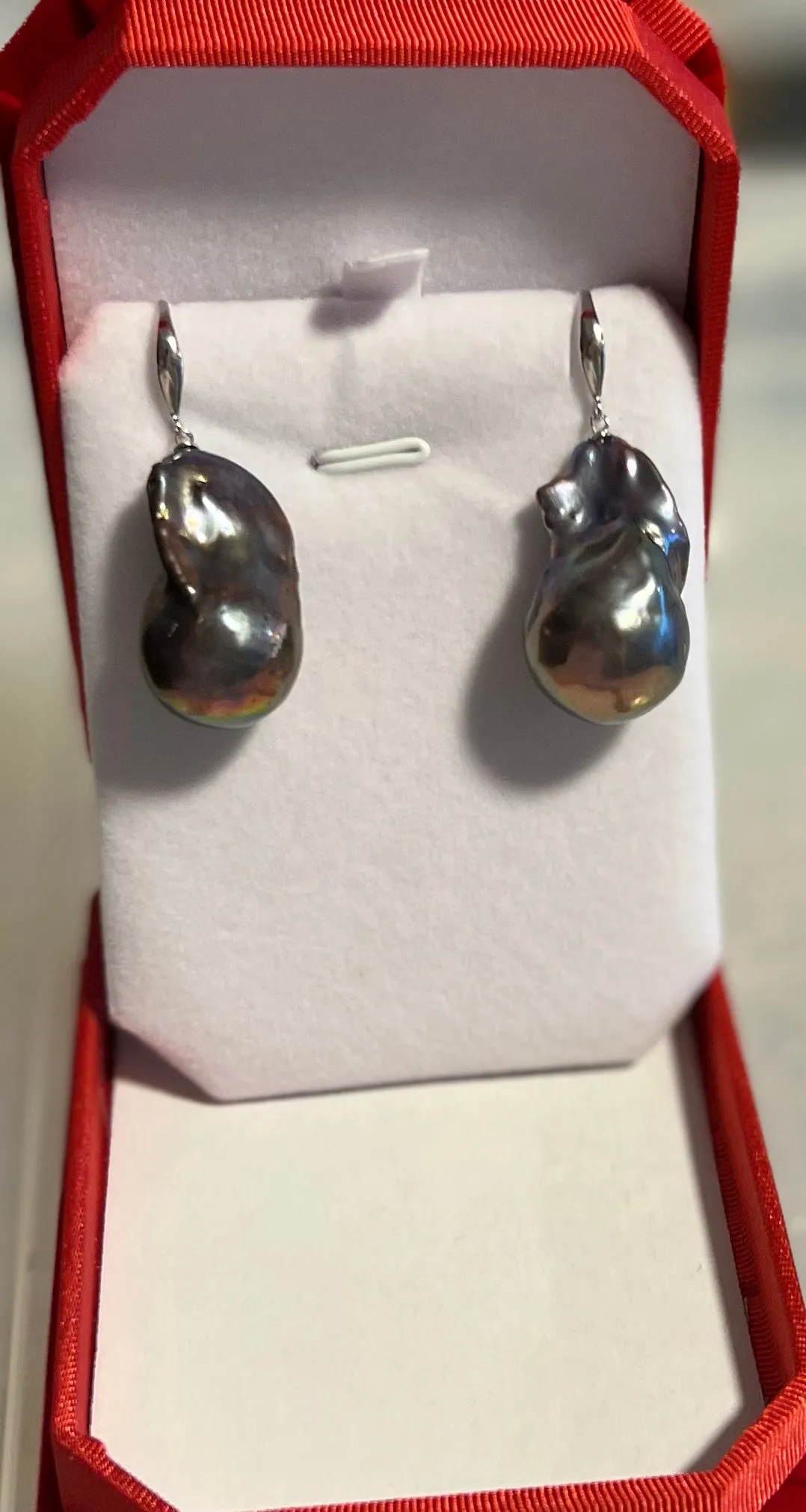 15-20mm AA  Baroque Freshwater Pearl Earrings