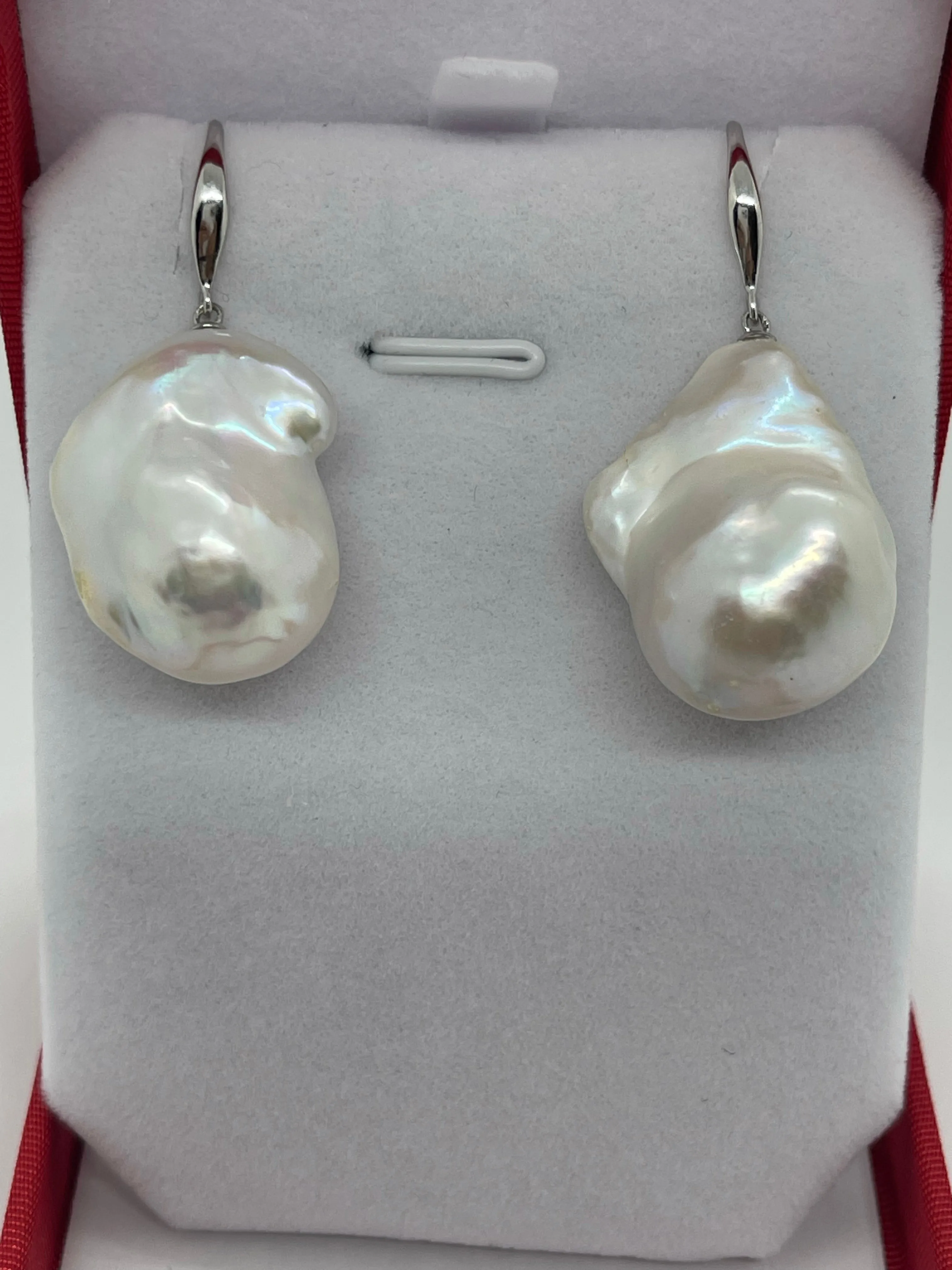 15-20mm AA  Baroque Freshwater Pearl Earrings