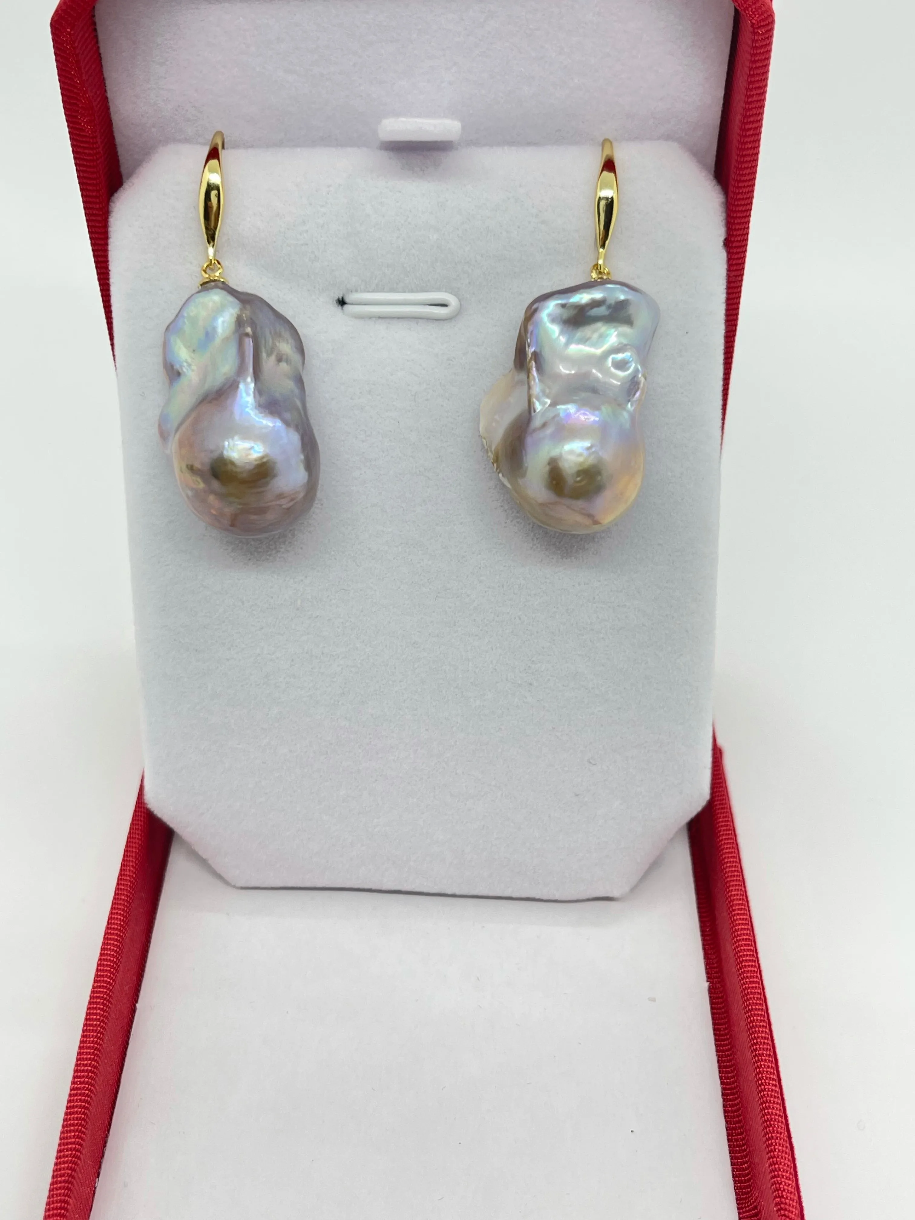 15-20mm AA  Baroque Freshwater Pearl Earrings