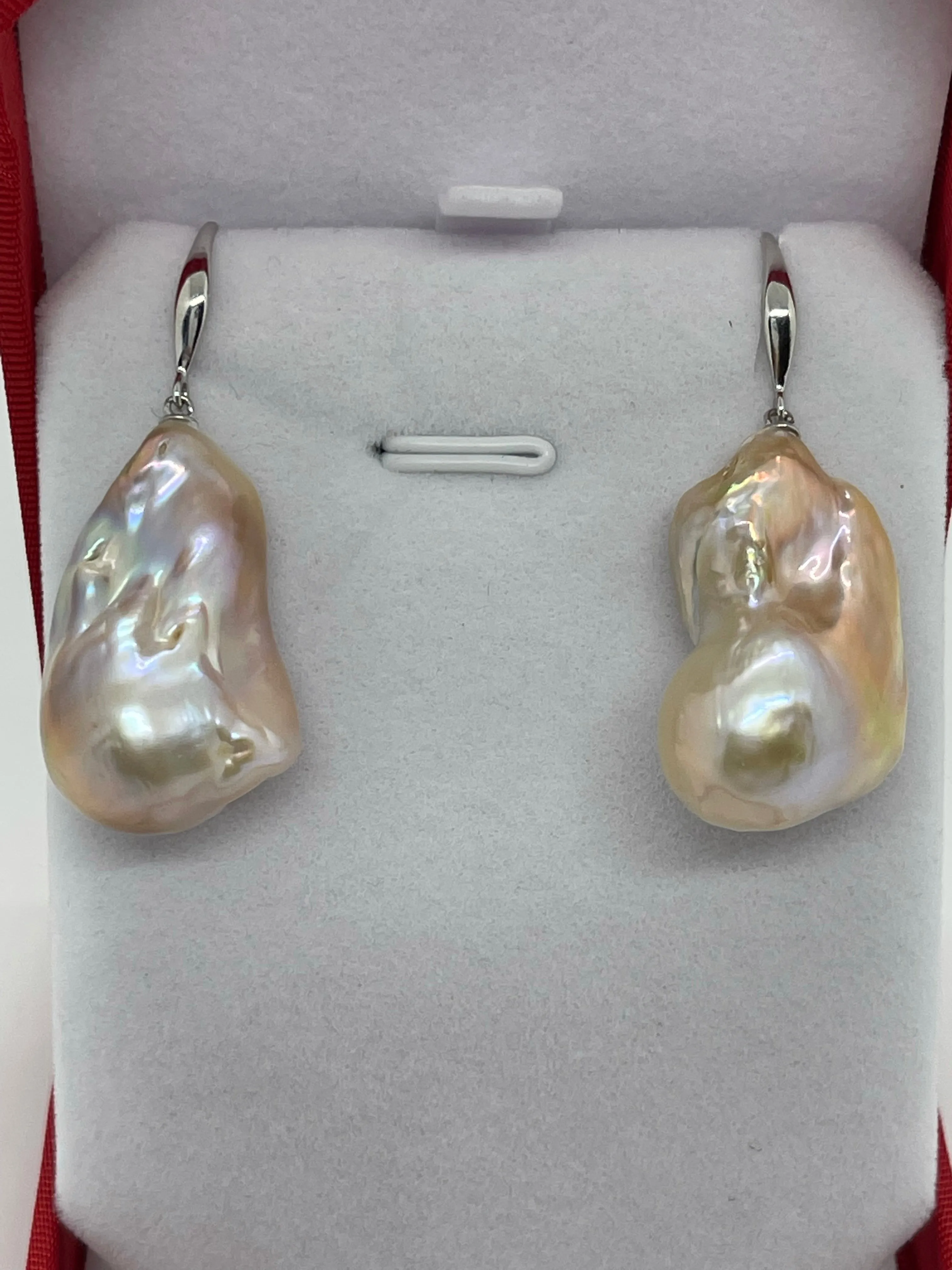 15-20mm AA  Baroque Freshwater Pearl Earrings