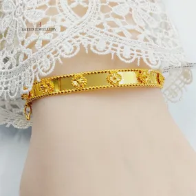 (8mm) Clover Bangle Bracelet