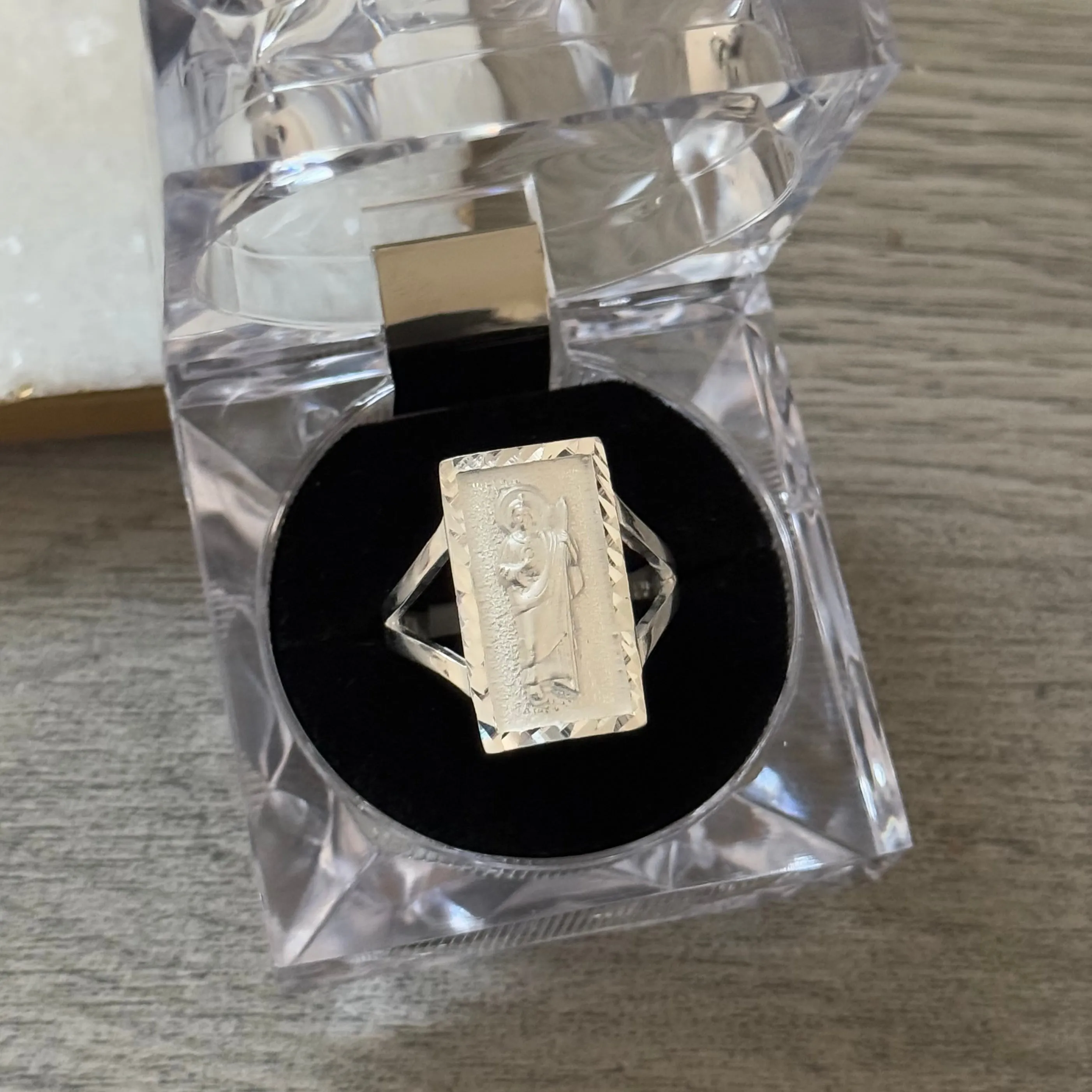 925 Silver San Judas Ring