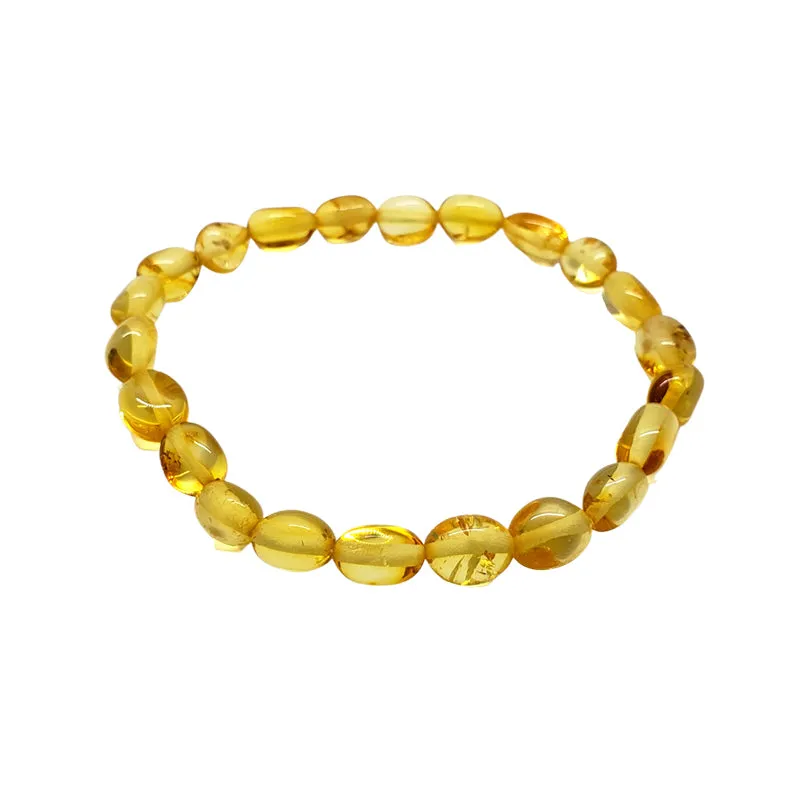 AMBER CENTRE - AMBER BABY BRACELET: LIGHT
