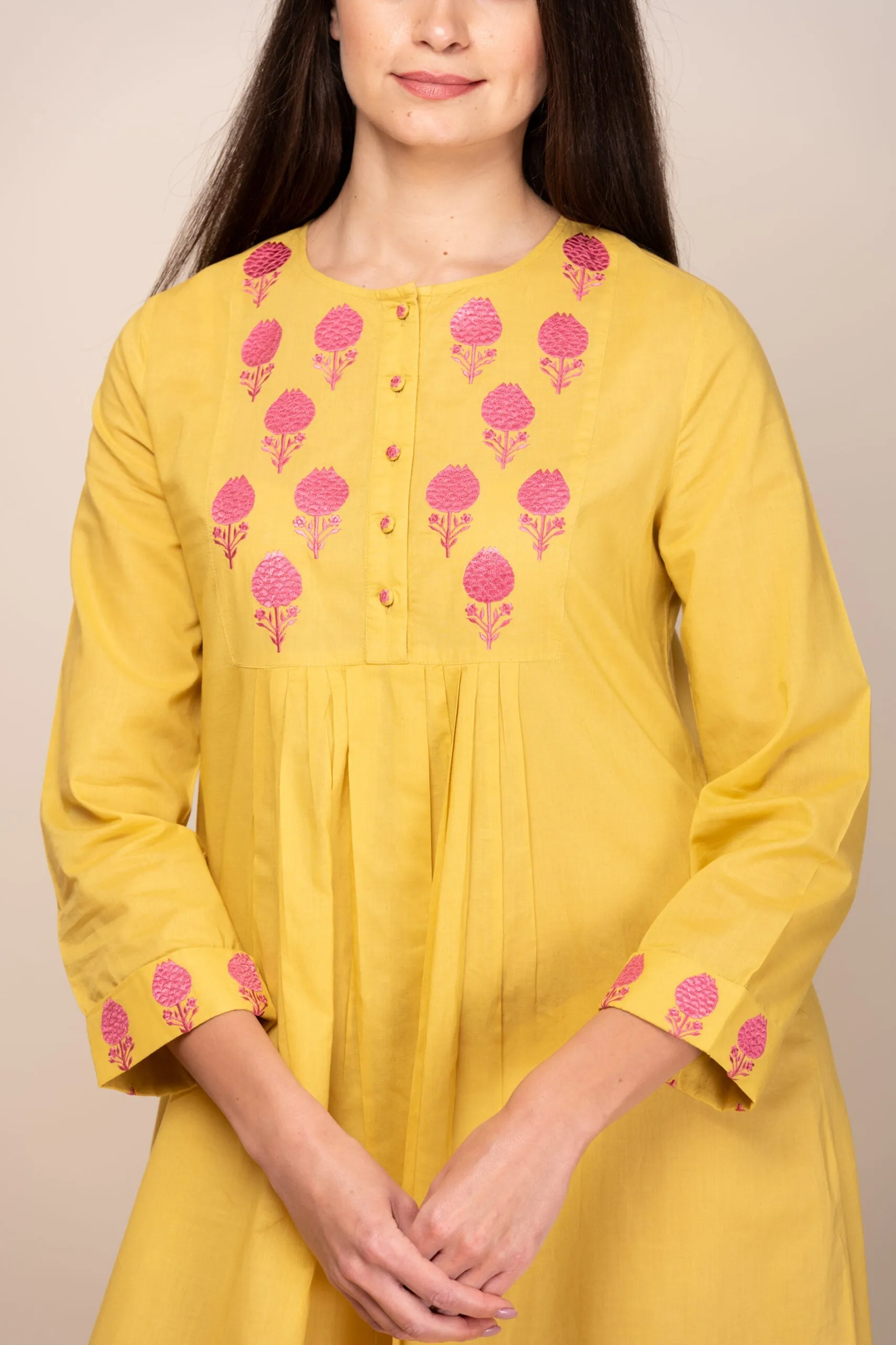 Amber Yellow Rumi Kaftan