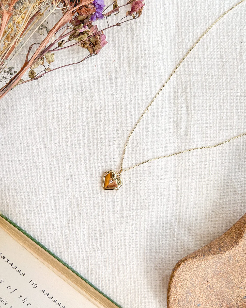 Amorette Locket Necklace