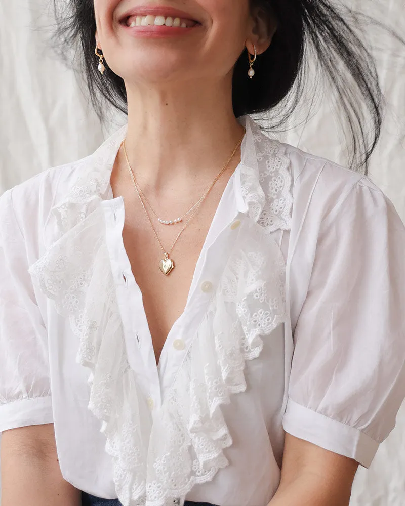 Amorette Locket Necklace