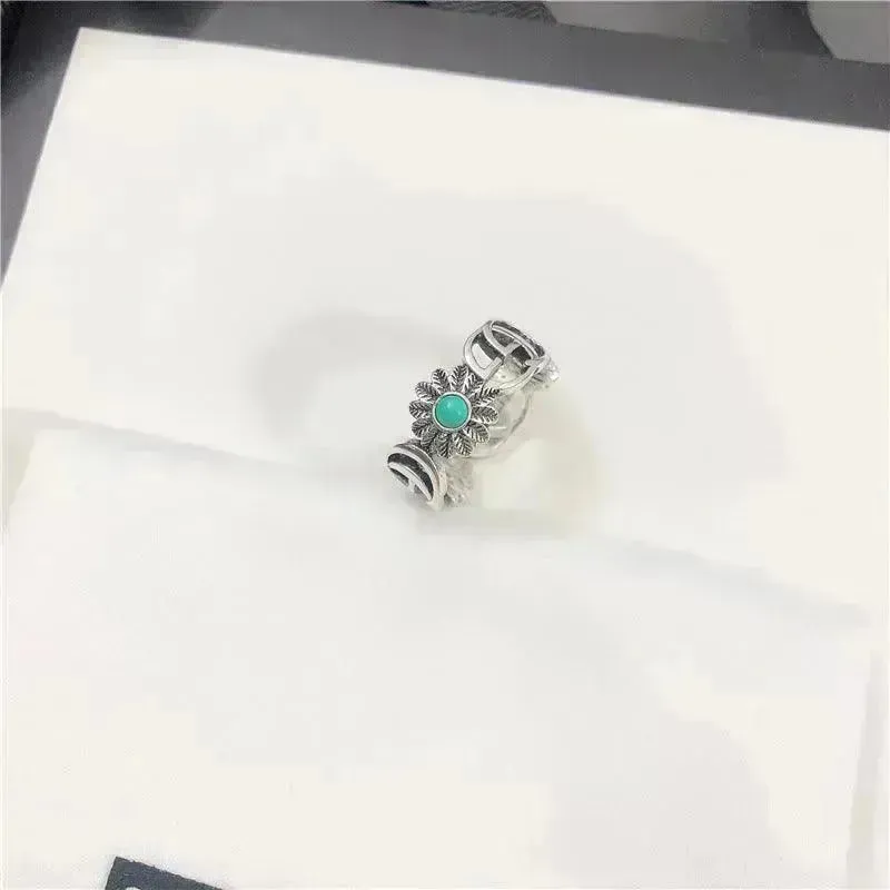 Ancient Daisy Silver Ring