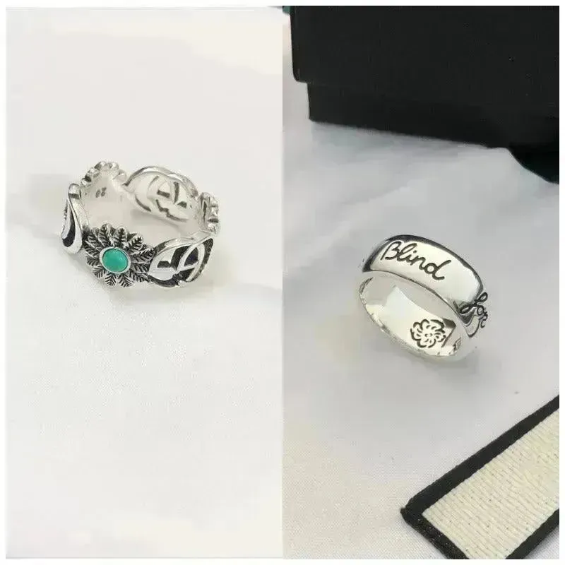 Ancient Daisy Silver Ring