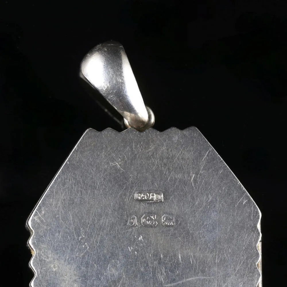 Antique Victorian Silver Locket Dated 1877