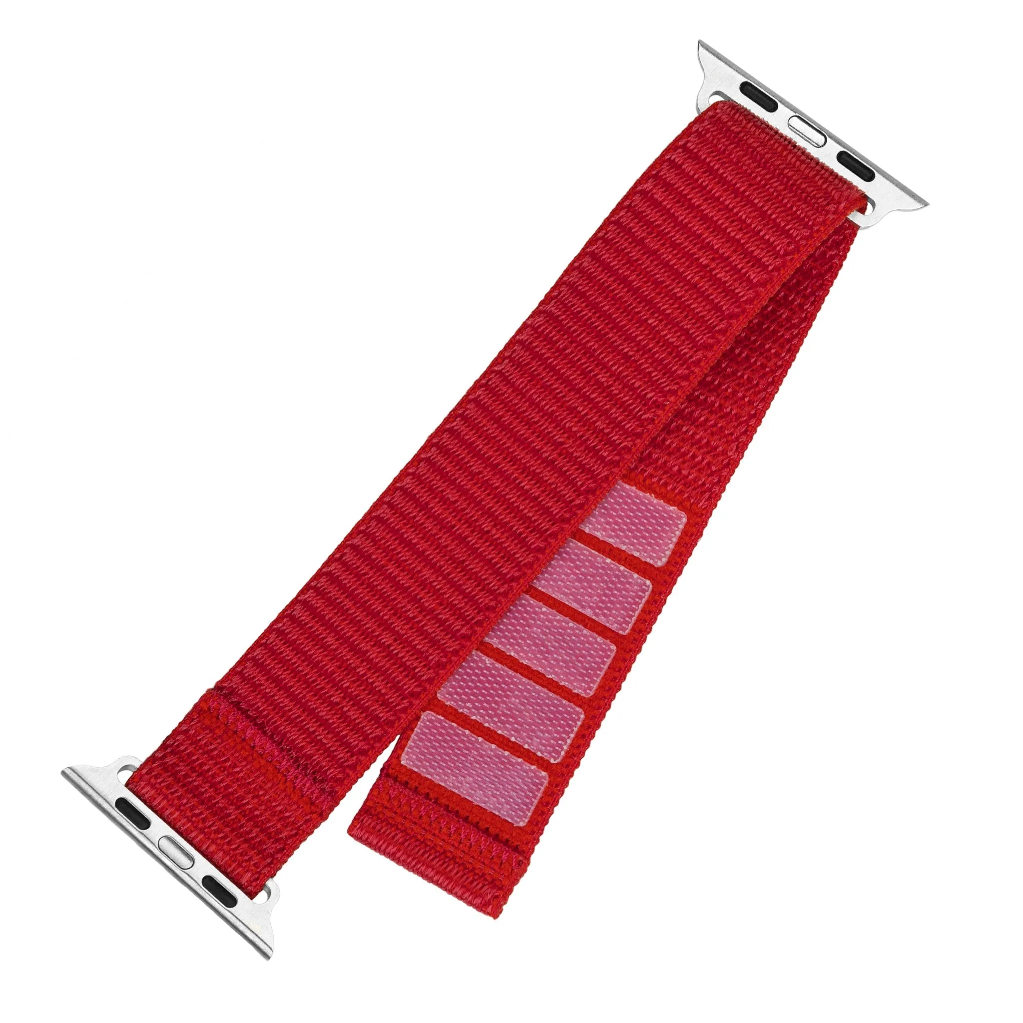 Apple Watch (38/40/SE/41/42mm) Fixed Nylon Rem - Rød