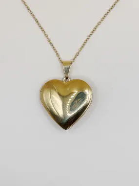 Audrey Heart Locket Necklace