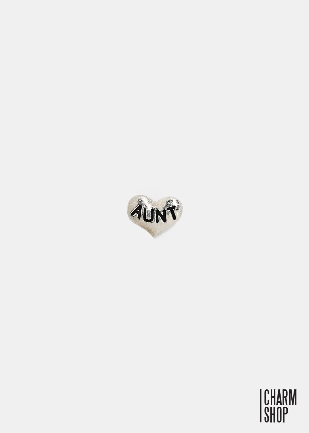 Aunt Heart Locket Charm