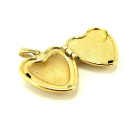 Avon Her Prettiness Love Locket Fragrance Glacé Gold Heart Pendant