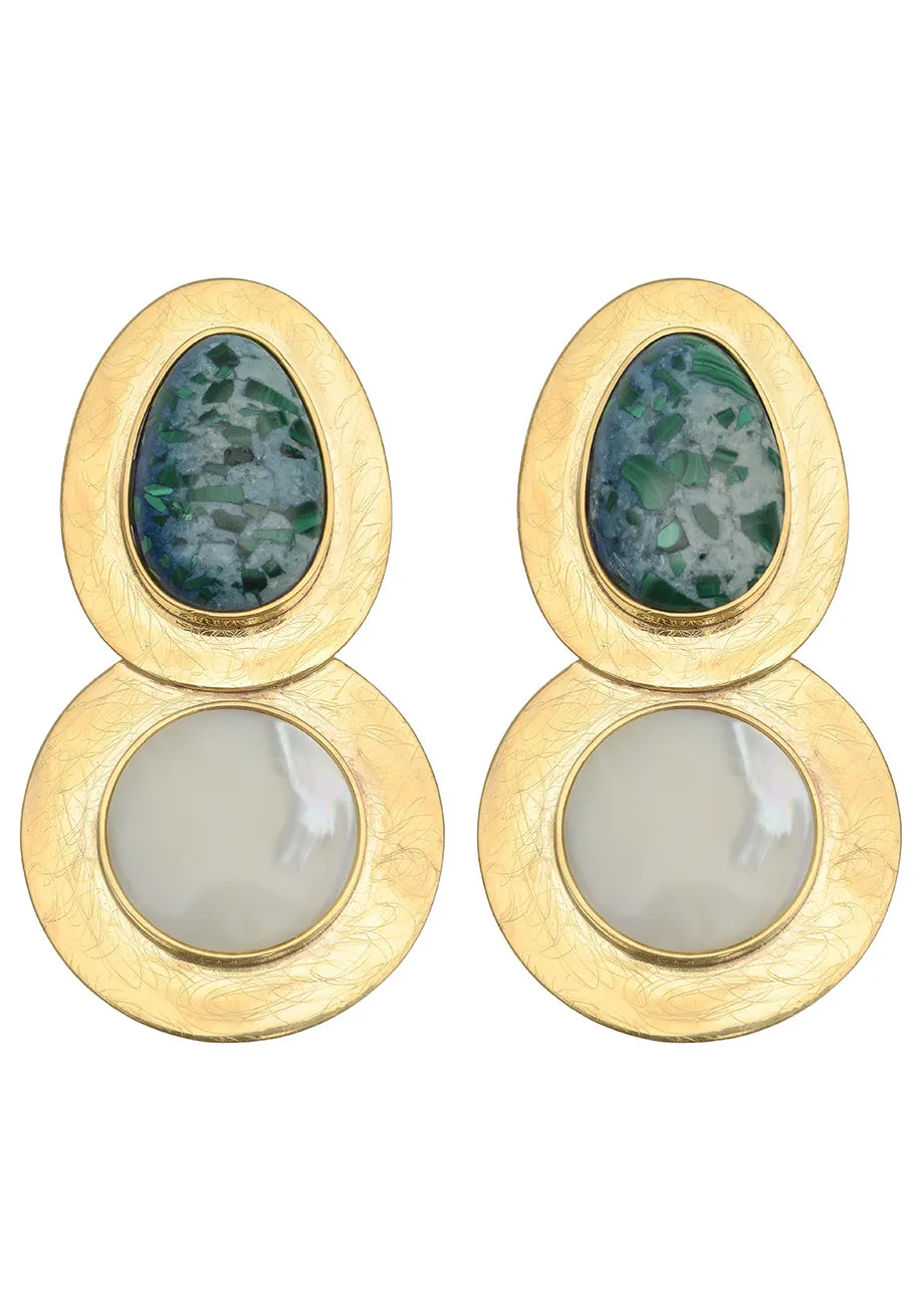 AZURITE EARRINGS