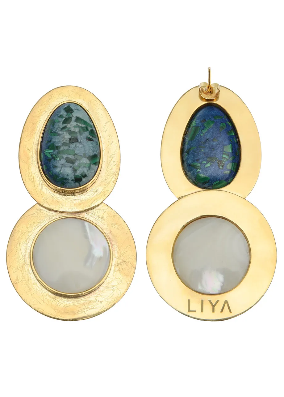 AZURITE EARRINGS