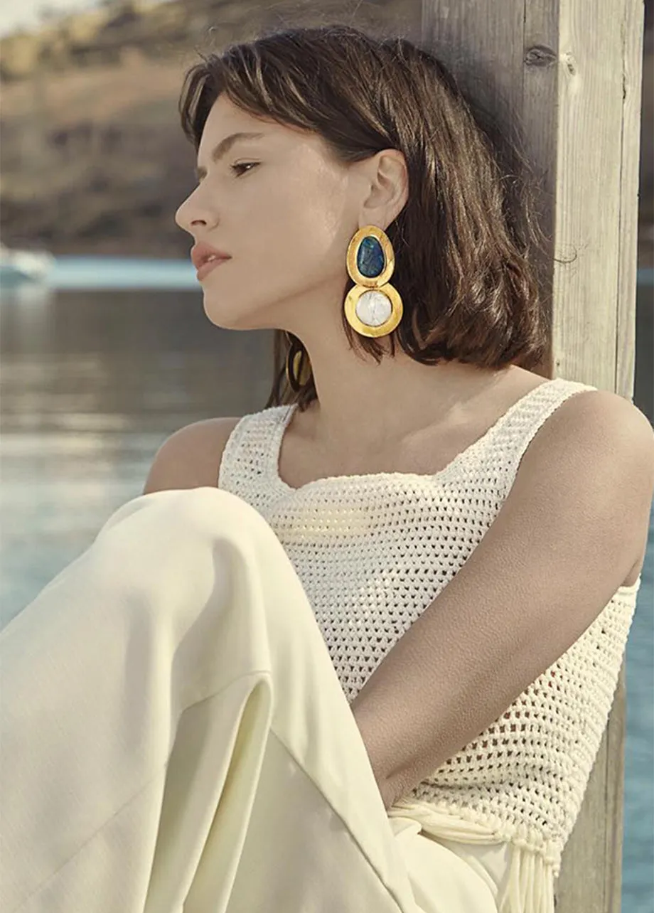 AZURITE EARRINGS