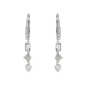 Baguette Drop Earrings