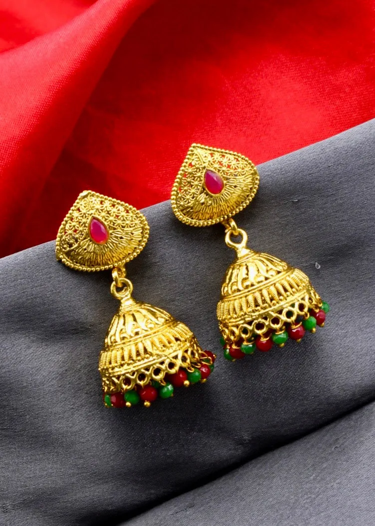 BEAUTIFUL JHUMKI EARRINGS