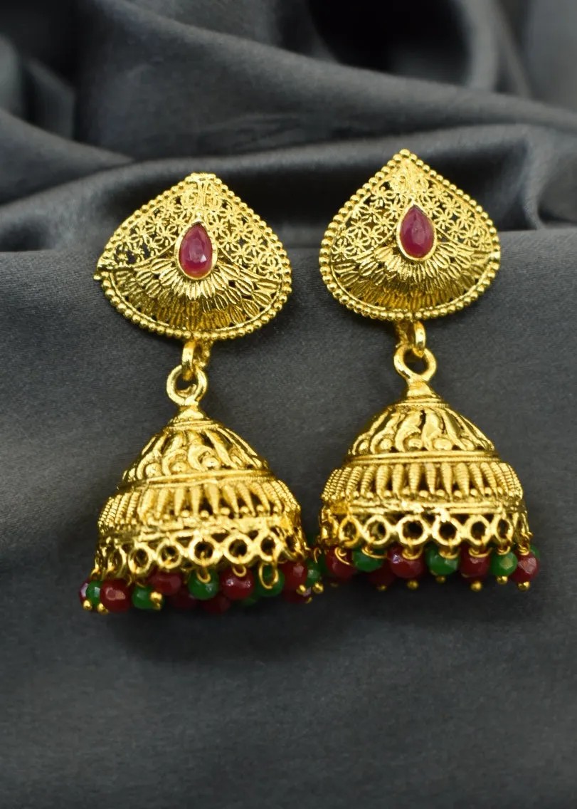 BEAUTIFUL JHUMKI EARRINGS