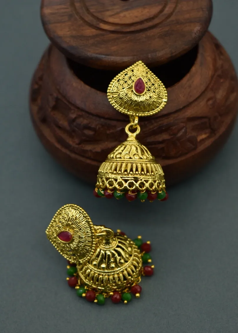 BEAUTIFUL JHUMKI EARRINGS