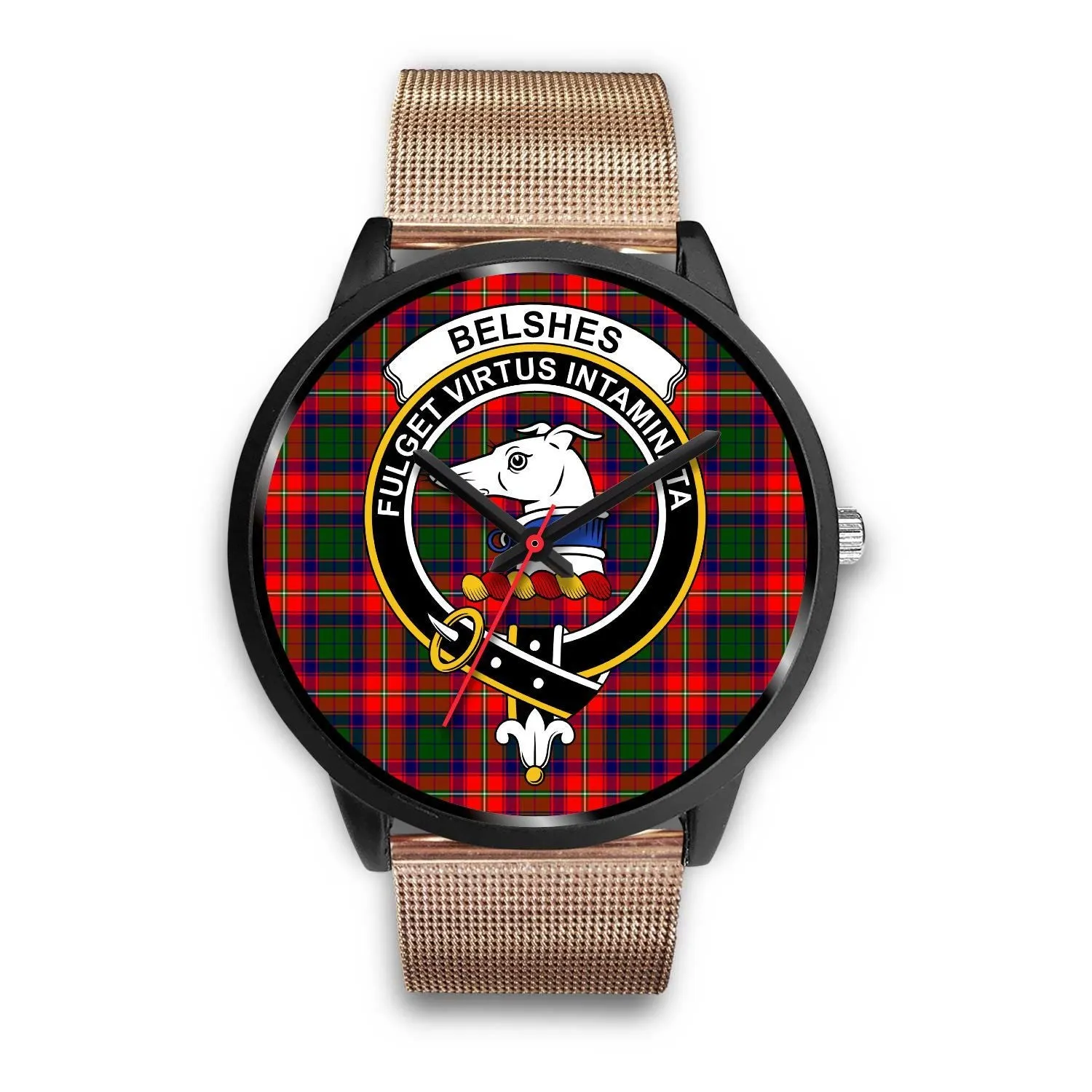 Belshes Tartan Clan Badge Tartan Black Watch