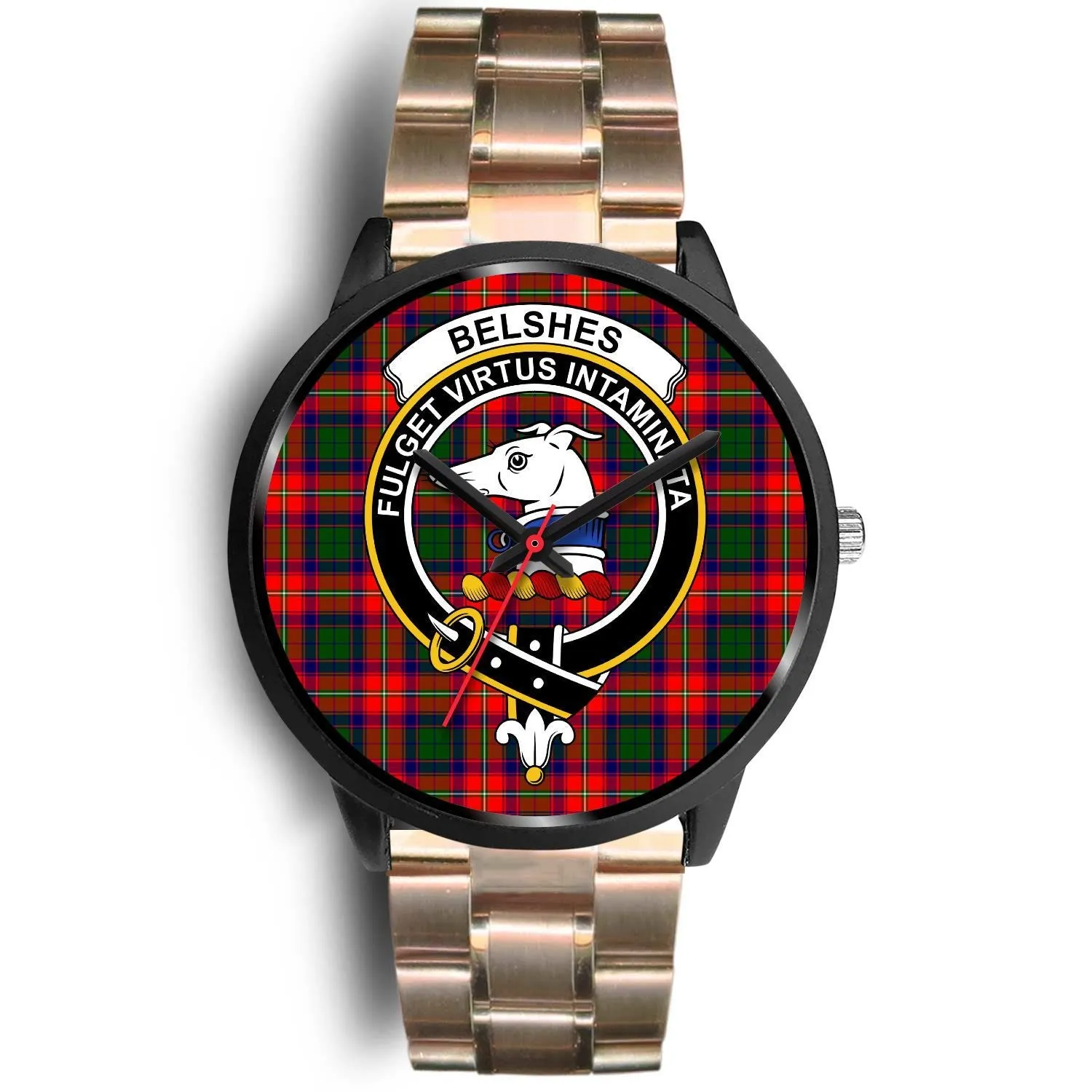 Belshes Tartan Clan Badge Tartan Black Watch