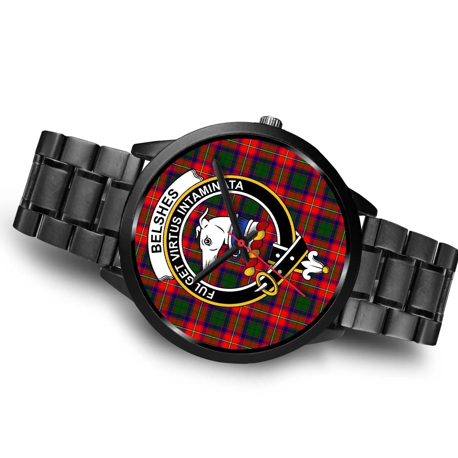 Belshes Tartan Clan Badge Tartan Black Watch