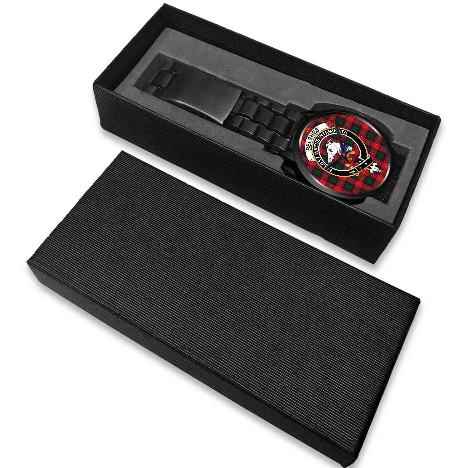 Belshes Tartan Clan Badge Tartan Black Watch