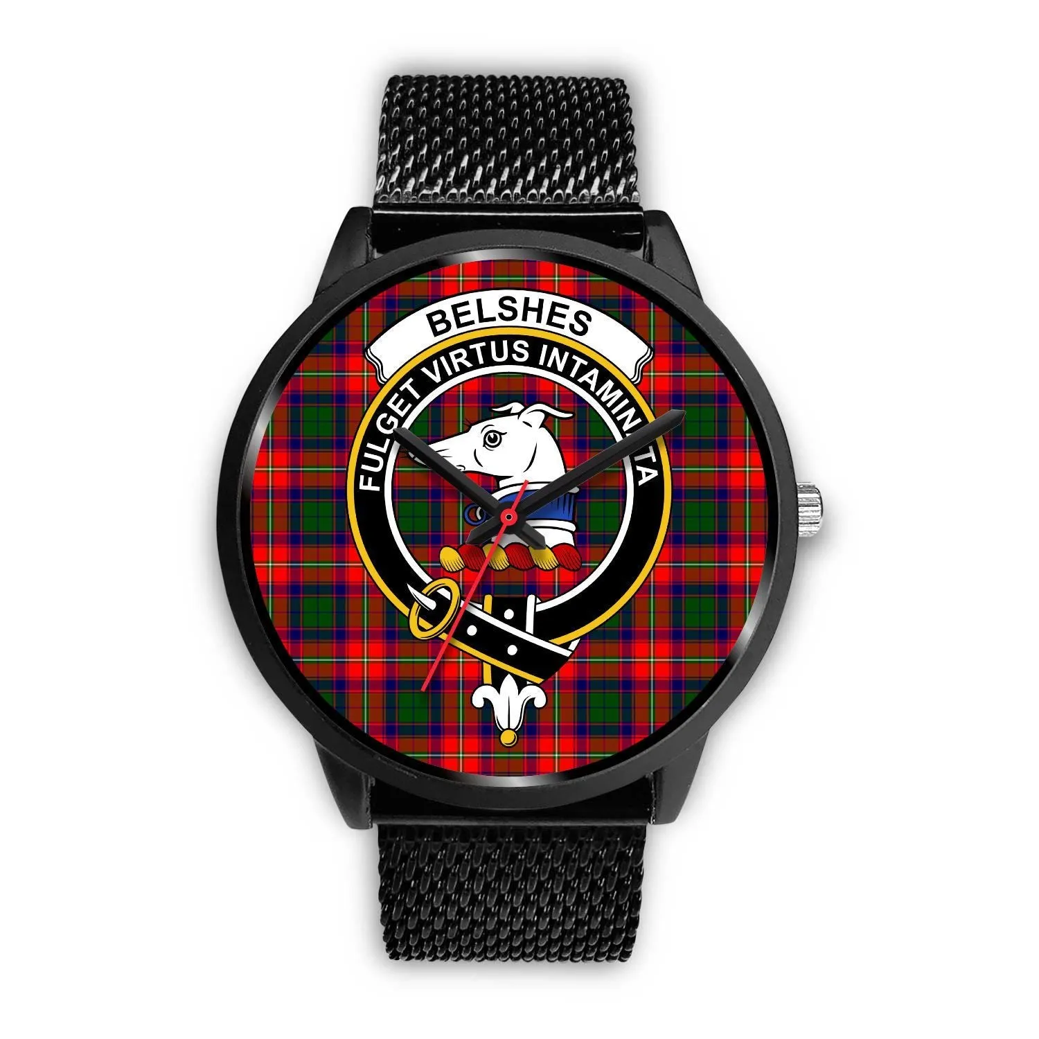 Belshes Tartan Clan Badge Tartan Black Watch