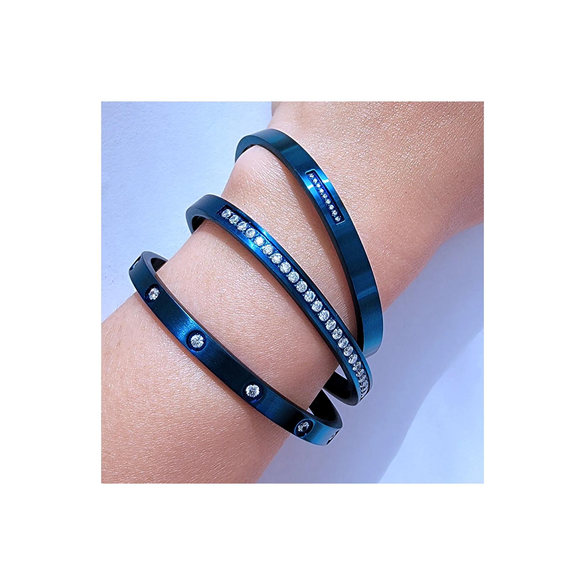 BG333BL B.Tiff Eternity 25 Bangle Bracelet