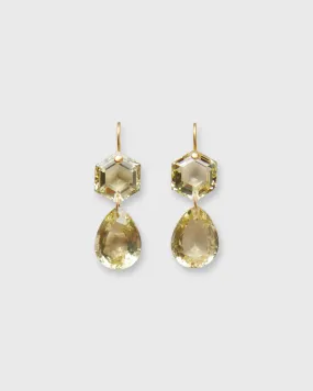 Bianca Earrings in Lemon Quartz