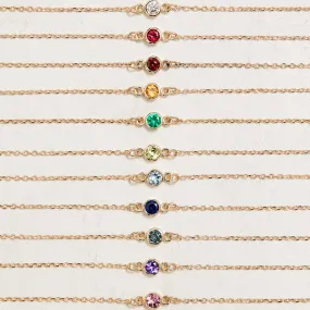 Birthstone Bezel Bracelets