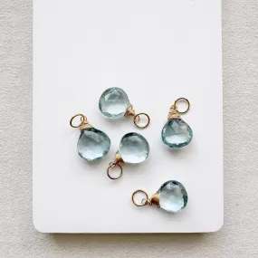 Blue Mystic Quartz Charm