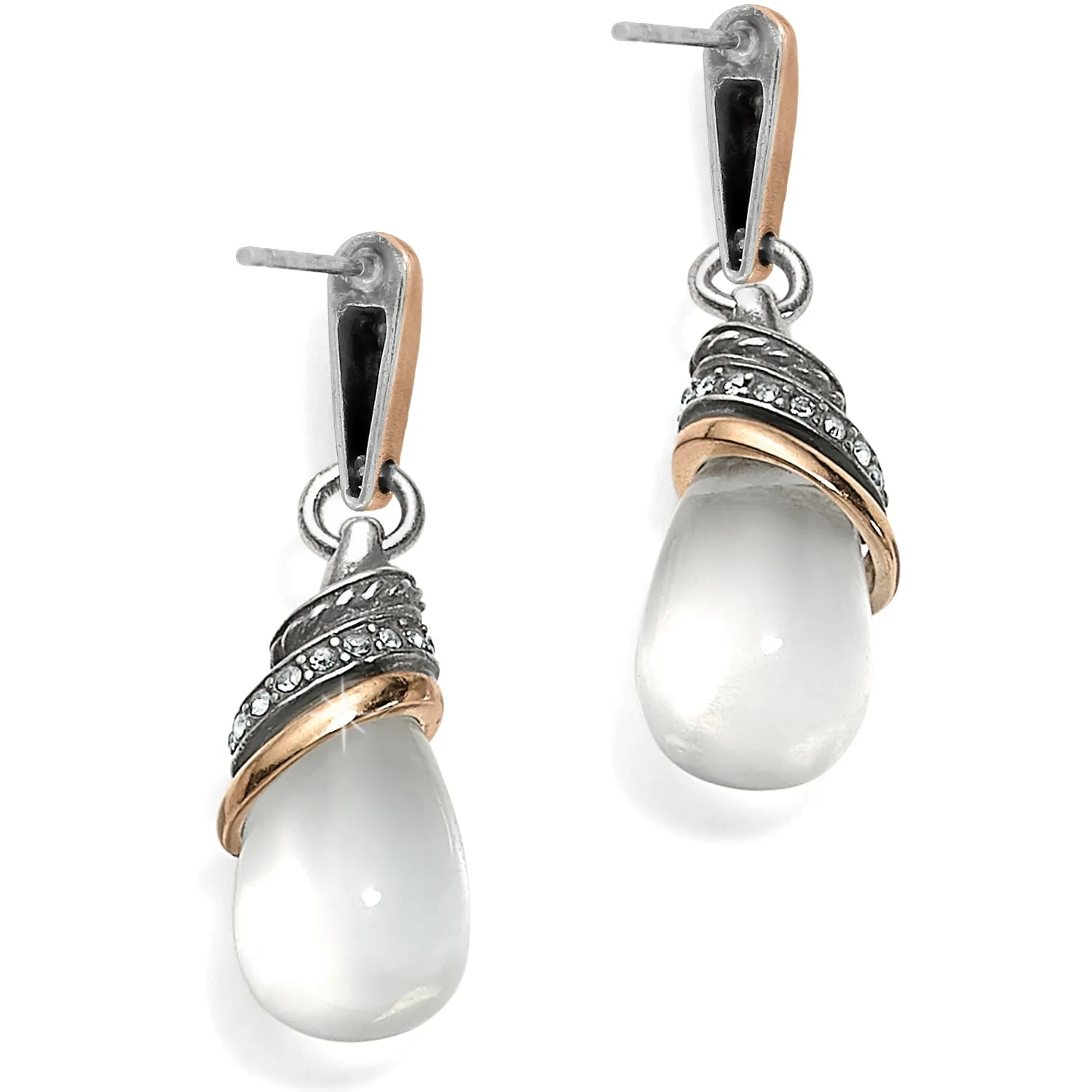 Brighton Neptune's Rings Crystal Teardrop Earrings