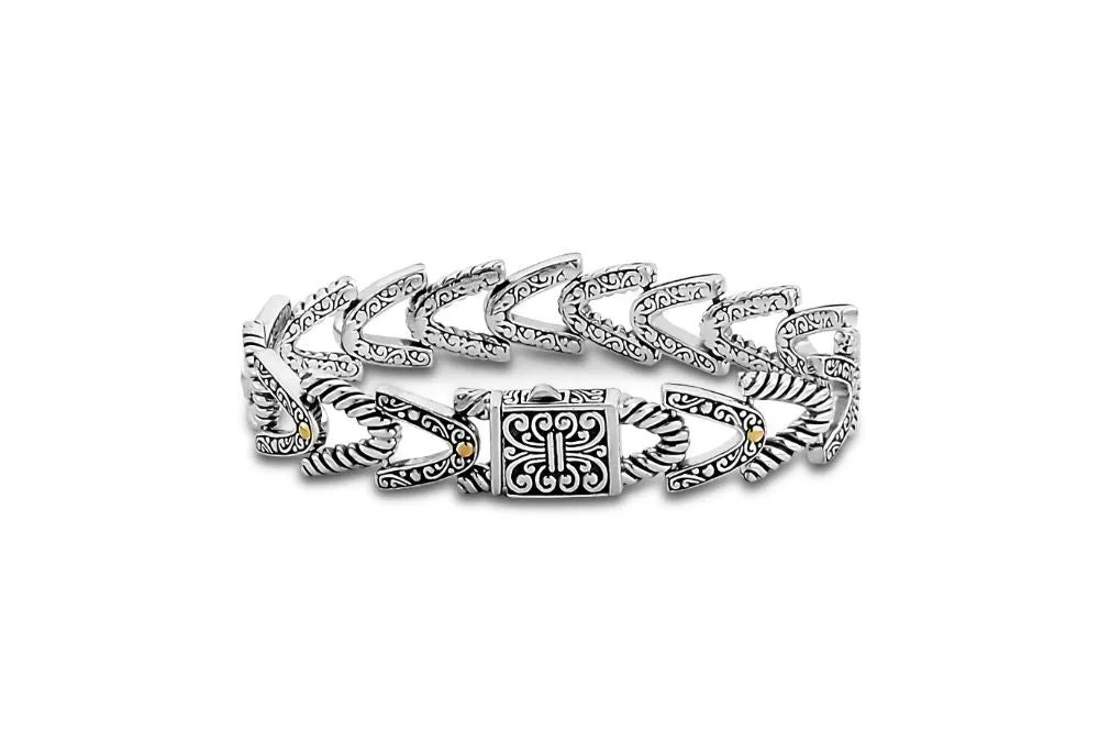 Buana Bracelet- Silver And Gold