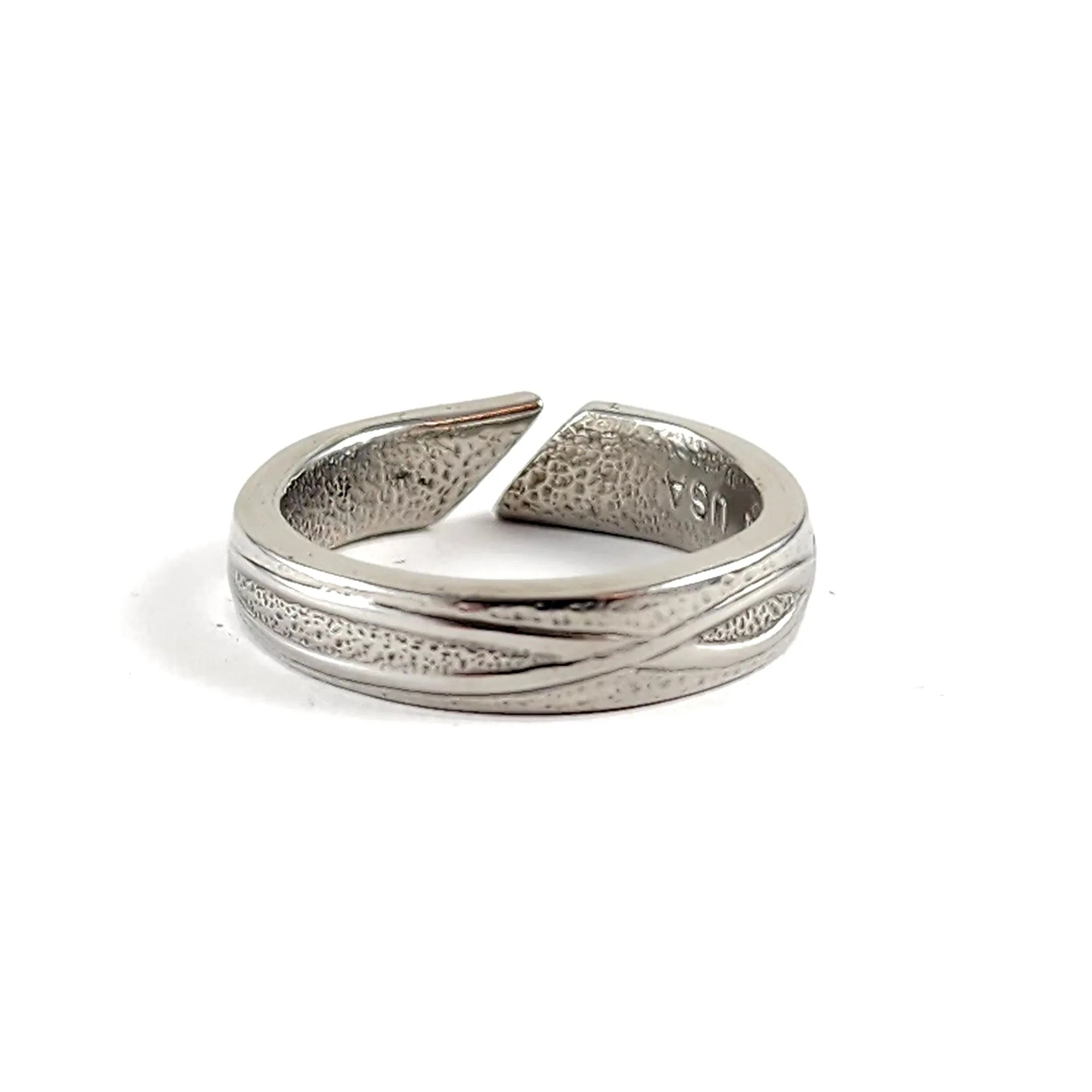 Celtic Open Shank Stainless Steel Spoon Ring