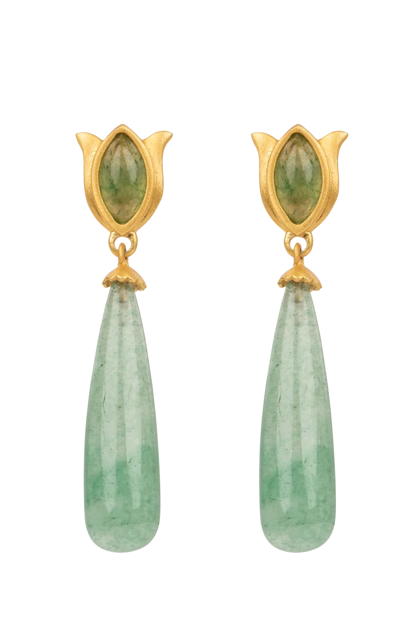 Christina Greene Verona Tulip Drop Earrings