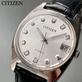 Citizen Wristwatch Antique Manual Men's 34mm Vintage Date