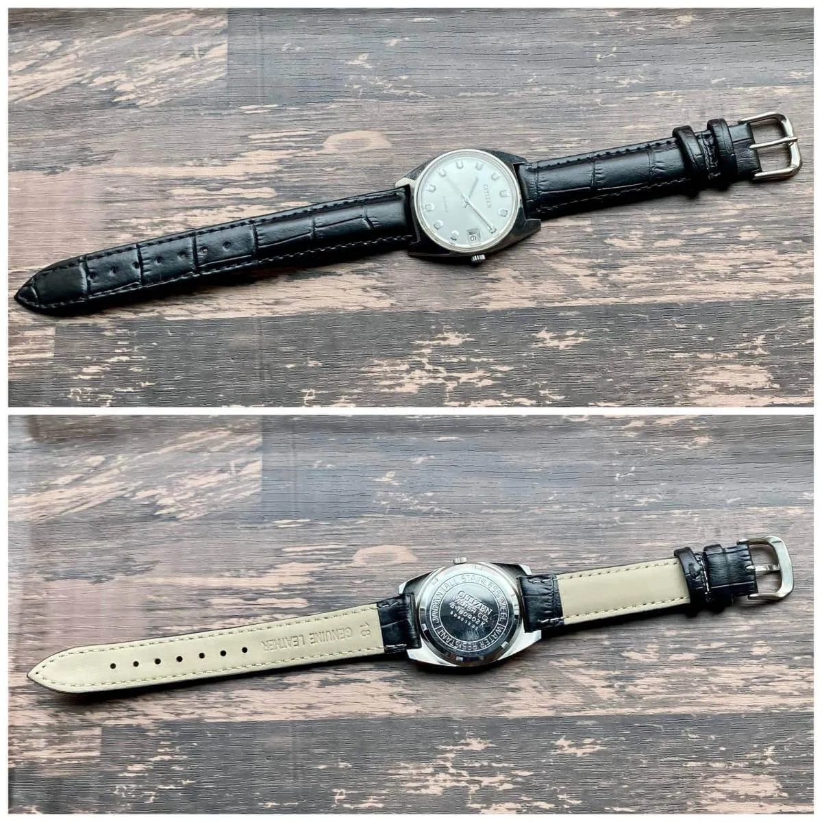 Citizen Wristwatch Antique Manual Men's 34mm Vintage Date