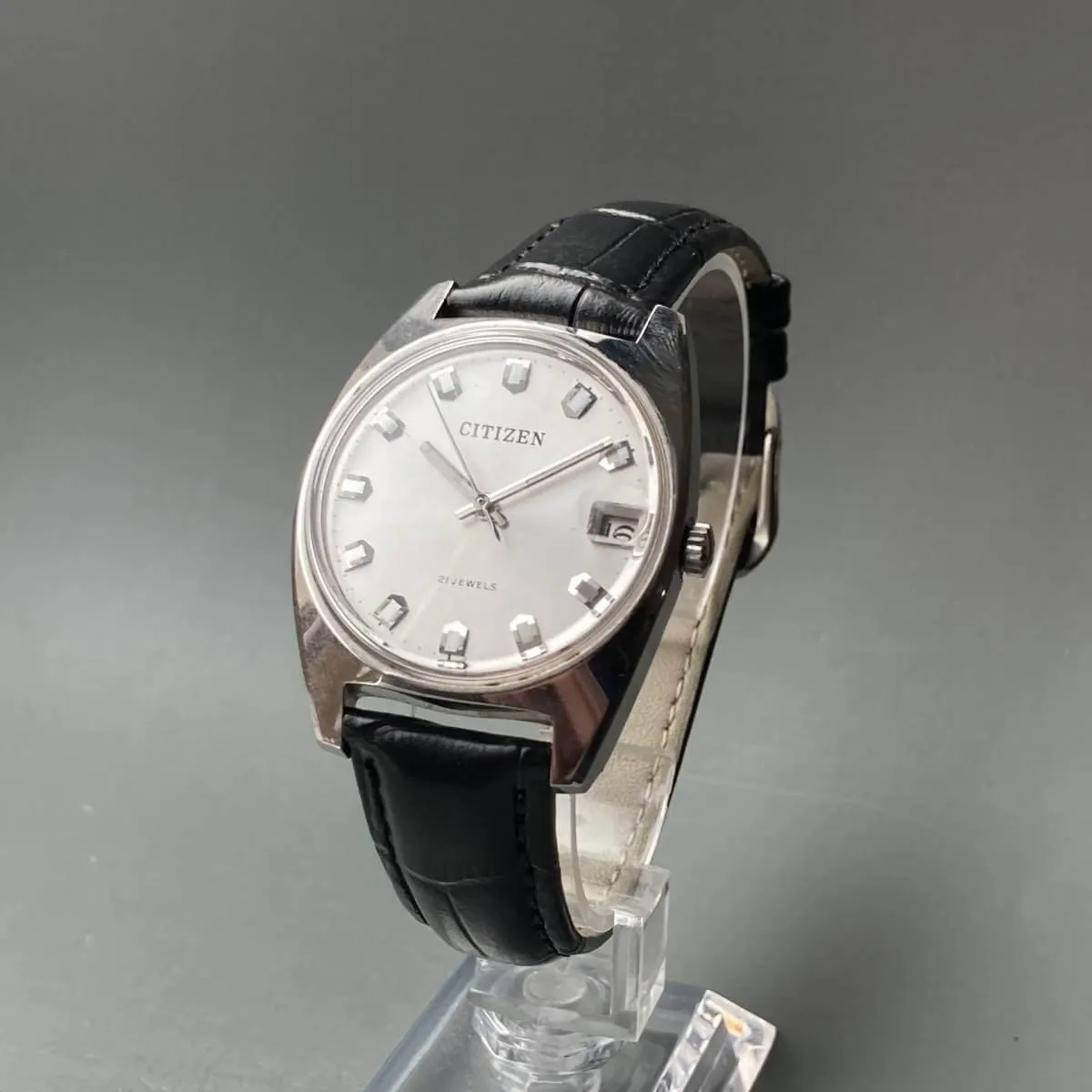 Citizen Wristwatch Antique Manual Men's 34mm Vintage Date