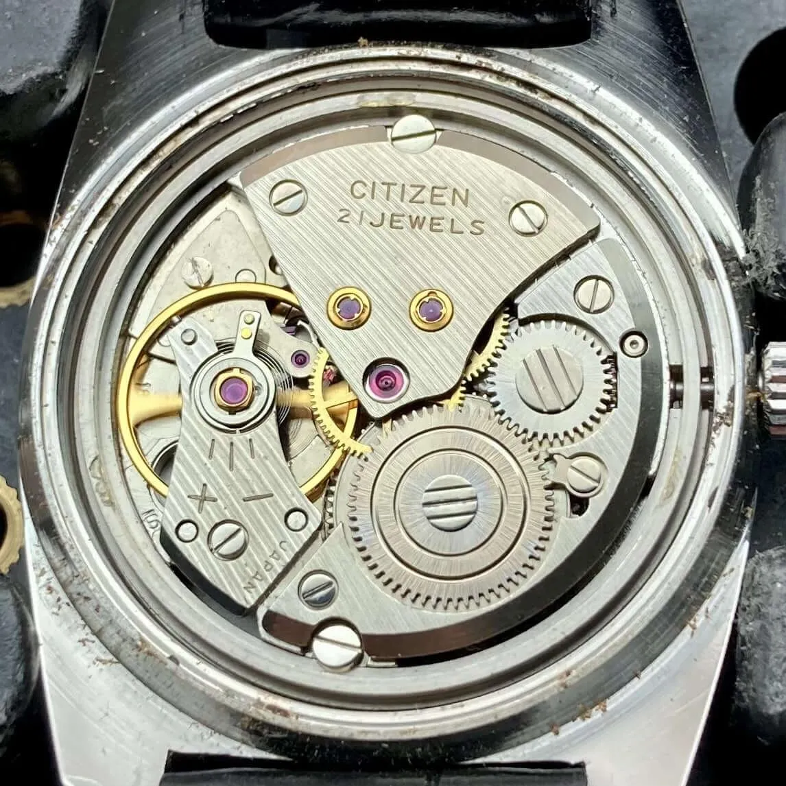 Citizen Wristwatch Antique Manual Men's 34mm Vintage Date