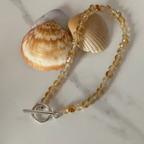 Citrine Sterling Silver Bracelet