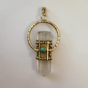 Clear Quartz Scepter Pendant