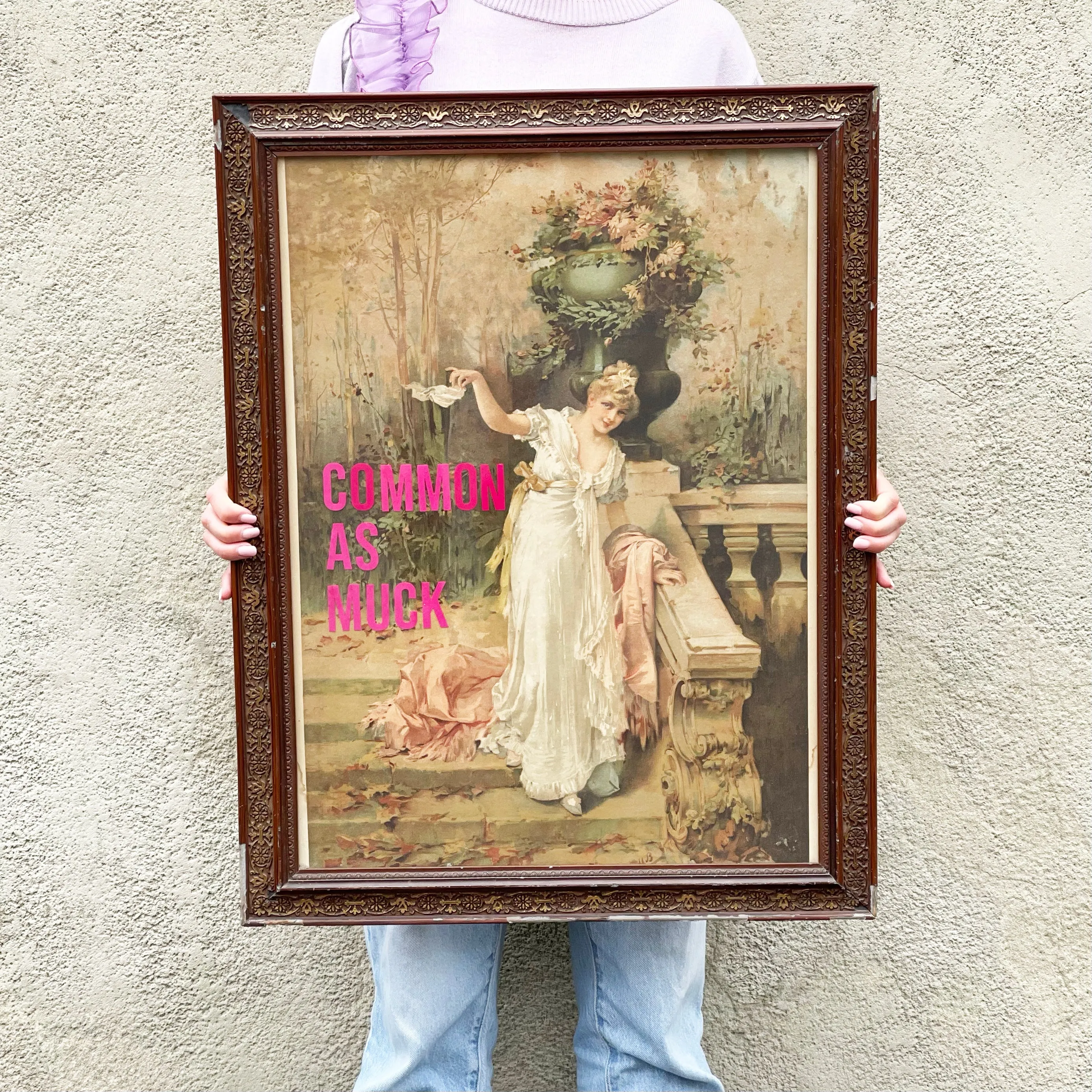 'COMMON AS MUCK' Framed Print