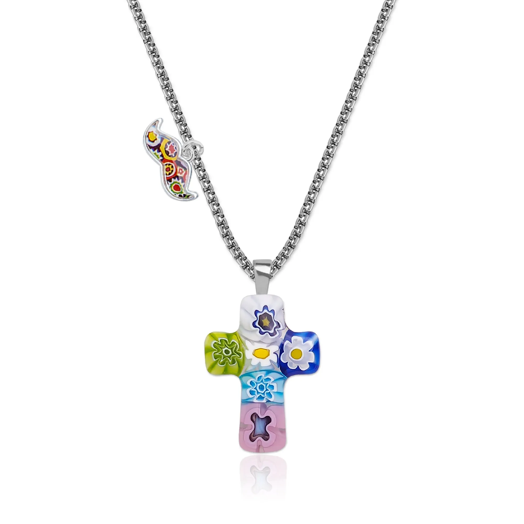 Cross in Bloom Necklace