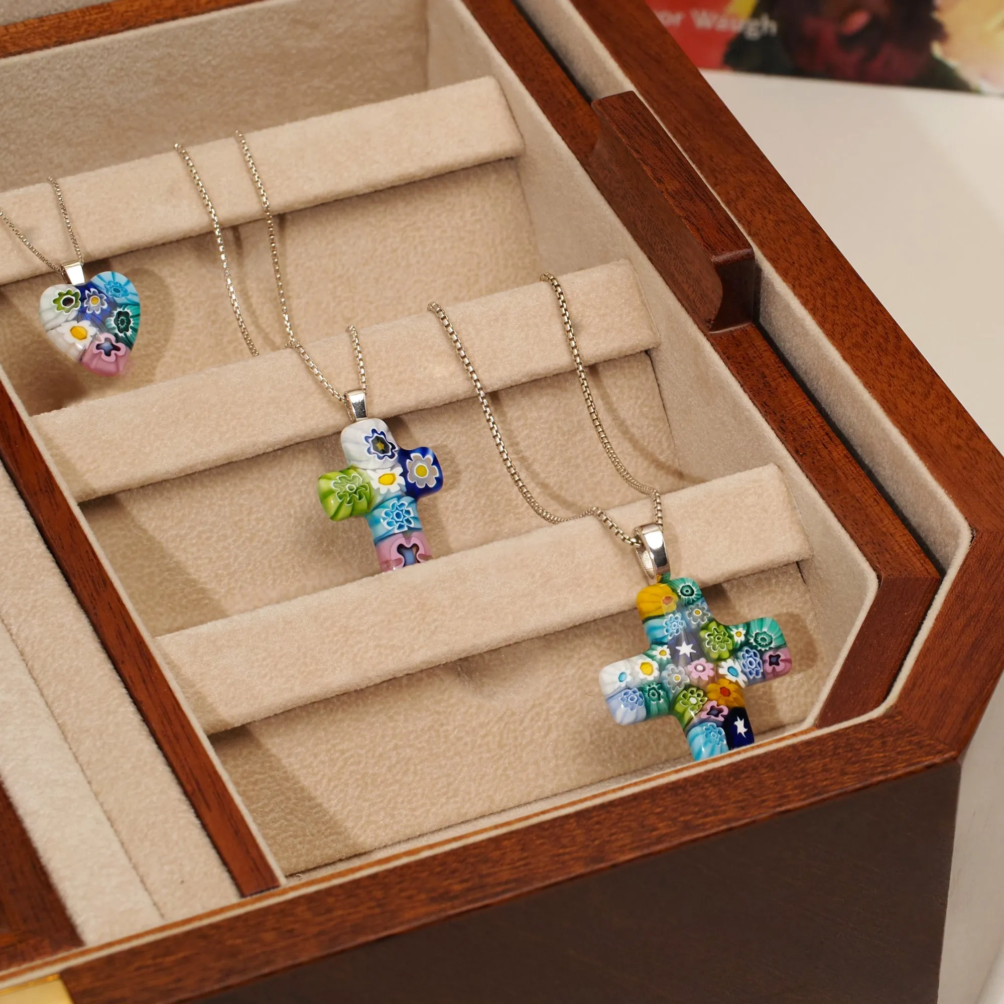 Cross in Bloom Necklace