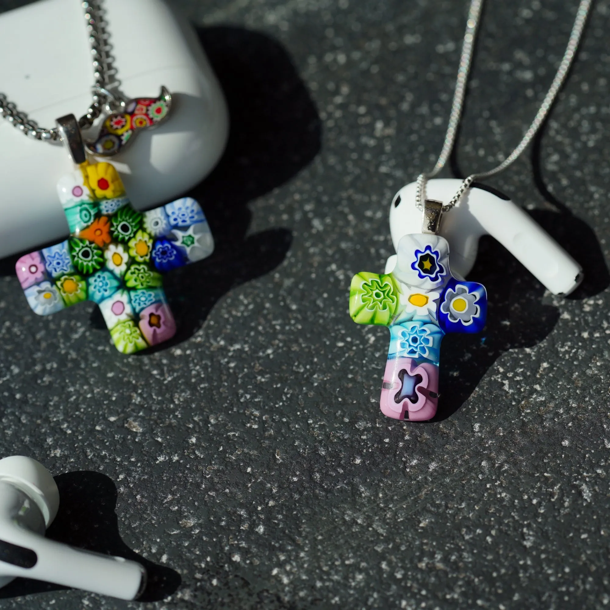 Cross in Bloom Necklace